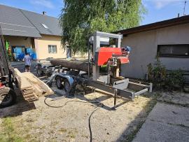 Дънерен лентов трион TP-600 mobilní , |  Дървообработваща техника | Дървообработващи машини | Drekos Made s.r.o