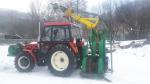 Горска въжена линия LARIX 550 s traktorem 7745 |  Горска техника | Дървообработващи машини | Vlastimil Chrudina
