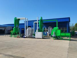 Преса - брикетираща Briketovací linka |  Преработка на дървения отпадък | Дървообработващи машини | Pila Hradec 