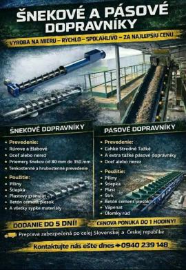 Друга техника Strojtatry |  Дървообработваща техника | Дървообработващи машини | Juraj polovka šneky výroba 