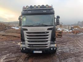 Лесовоз Scania R450 |  Транспортна и манипулационна техника | Дървообработващи машини | Tartak Drewbud