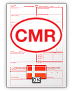 Документ на международната товарителница CMR (english & dansk)