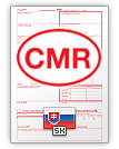 Документ на международната товарителница CMR (english & slovenčina)