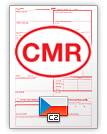 Документ на международната товарителница CMR (english & česky)